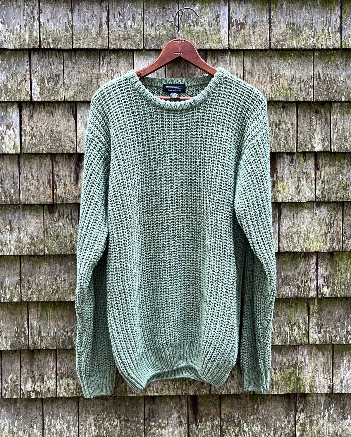90s J. Peterman Crewneck Linen Cotton Knit Sweater (L)