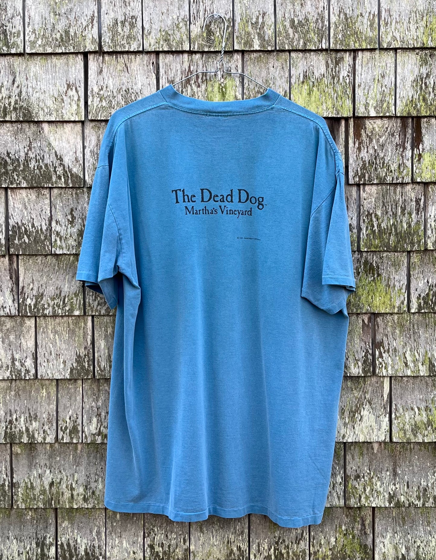 90s The Dead Dog Martha’s Vineyard Pigment Overdye T-Shirt (XL)