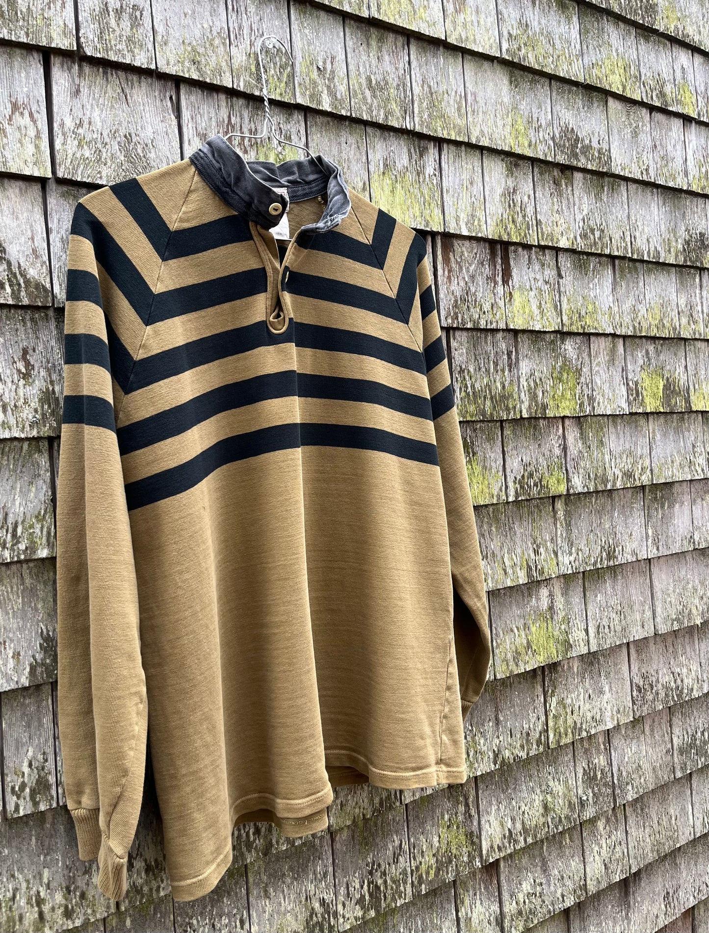 80s Banana Republic Cotton Football Jersey Shirt (XL)