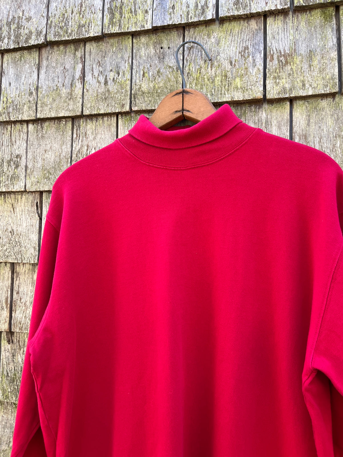 90s J.Crew Heavyweight Cotton Turtleneck Shirt (L)