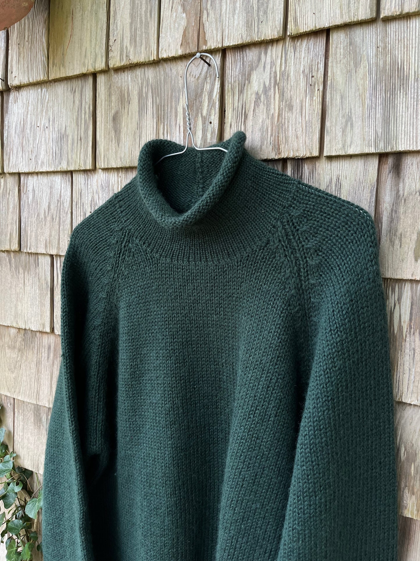 90s J. Crew Wool Knit Rollneck Sweater (L)