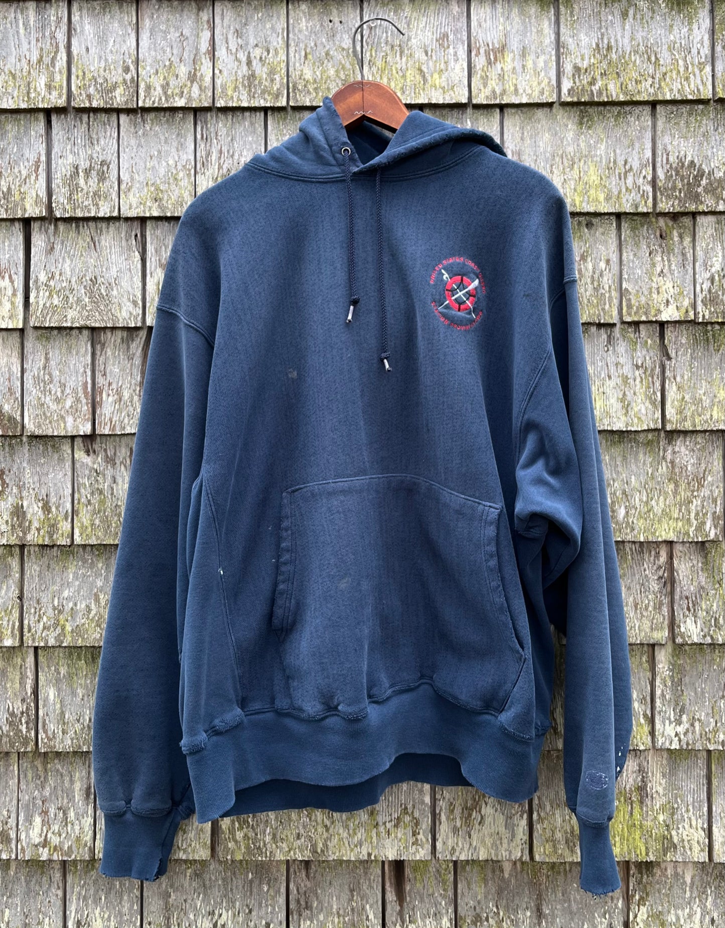 00s Champion United States Coast Guard Station Provincetown Hoodie Sweatshirt (XL)
