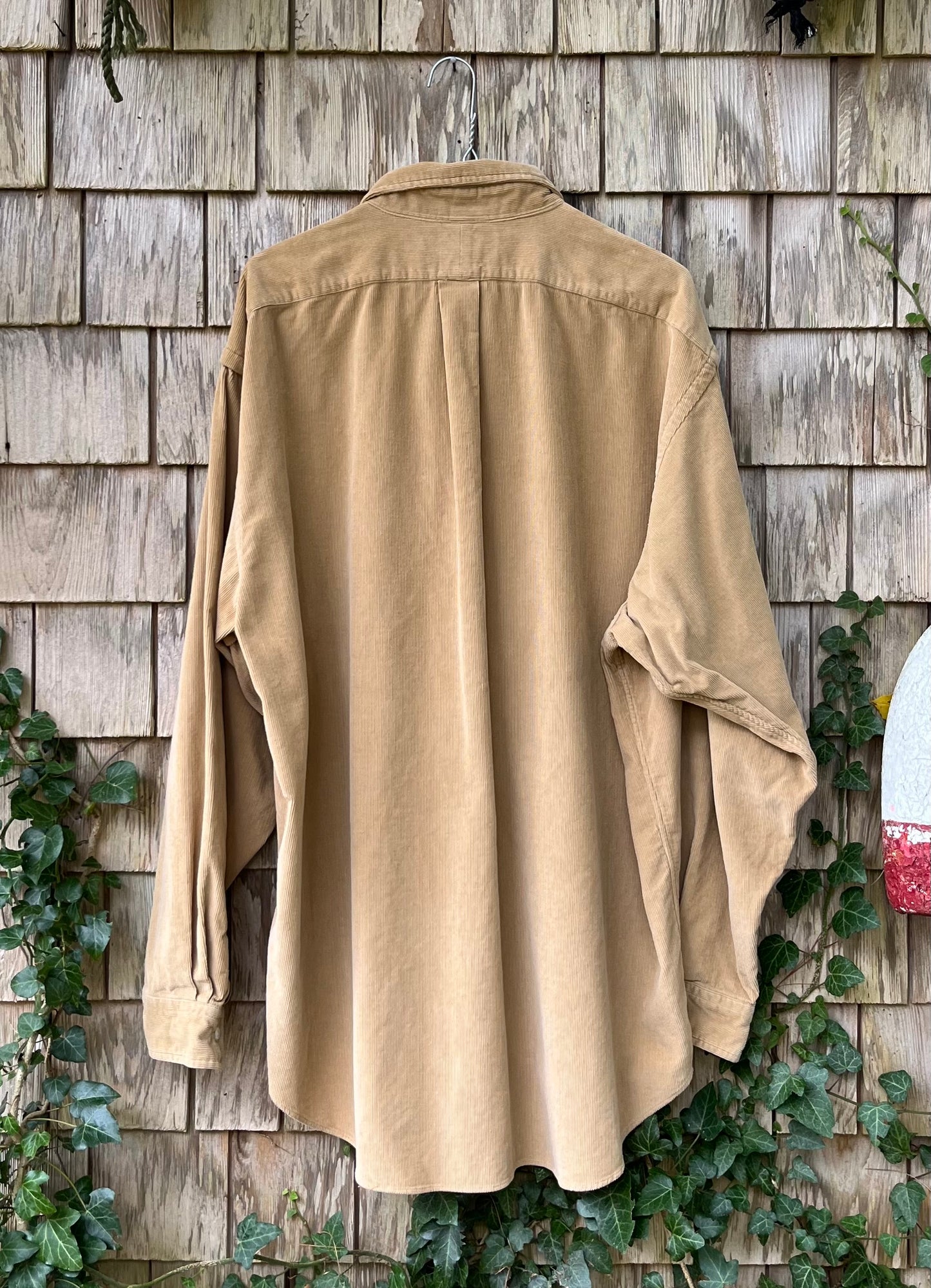 90s Polo Ralph Lauren Corduroy Button Down Shirt (XL/XXL)