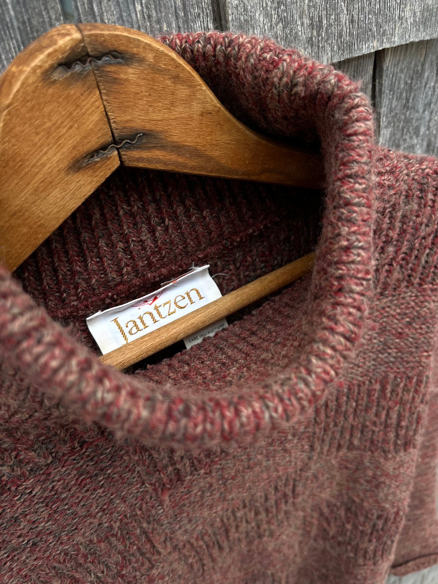 70s Jantzen High Neck Wool Sweater (M/L)