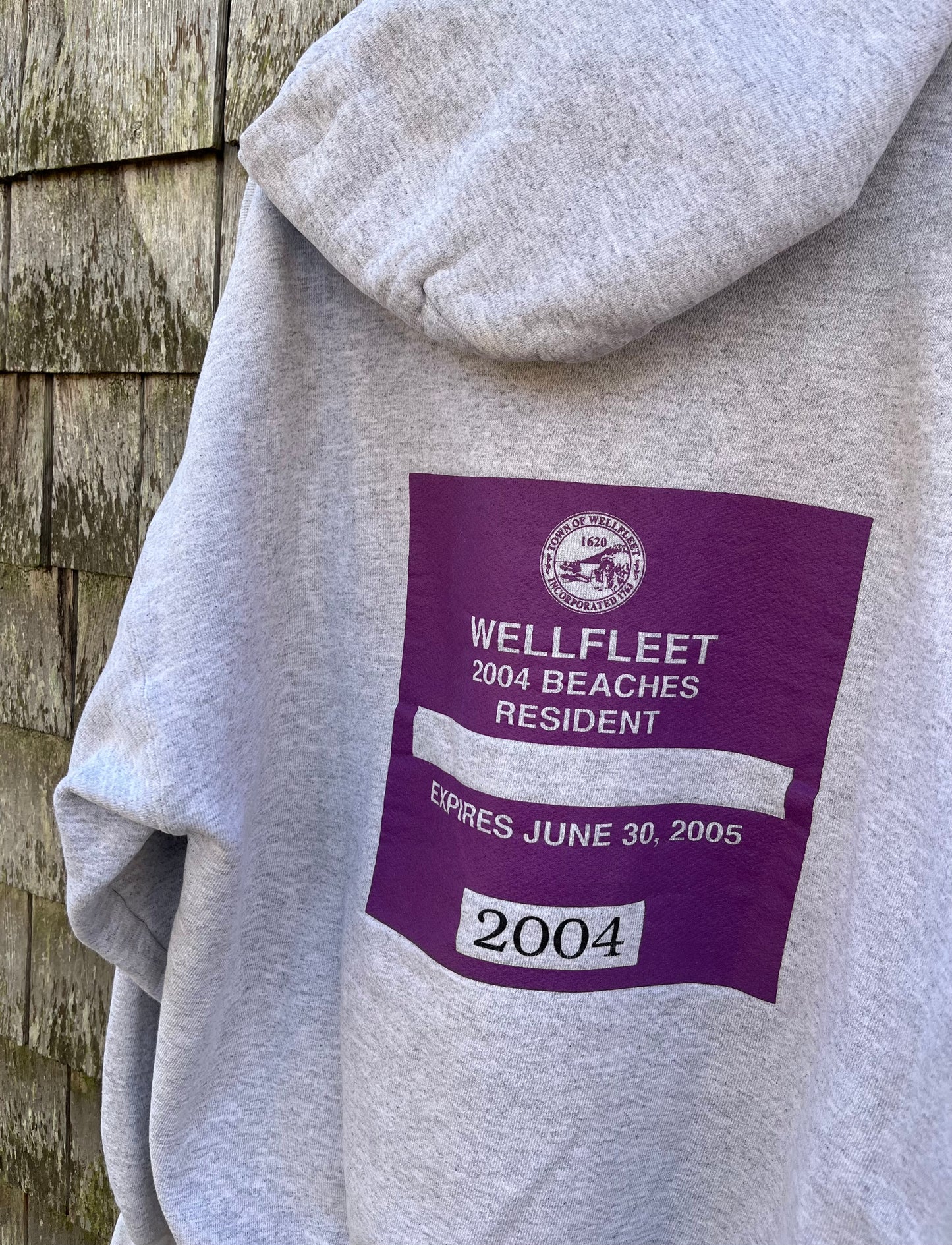 00s Wellfleet Beach Parking Hoodie Sweatshirt (XL)
