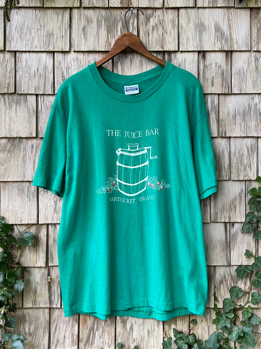 90s Nantucket Juice Bar Ice Cream Shop T-Shirt (M)