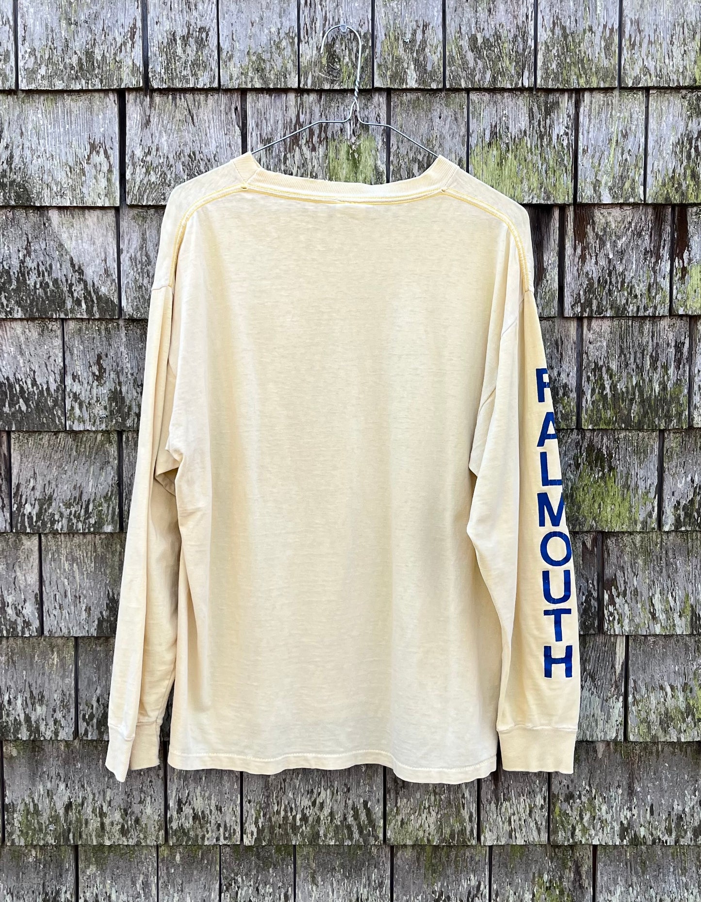 80s Cape Cod Marathon Falmouth Track Club Long Sleeve T-Shirt (L)