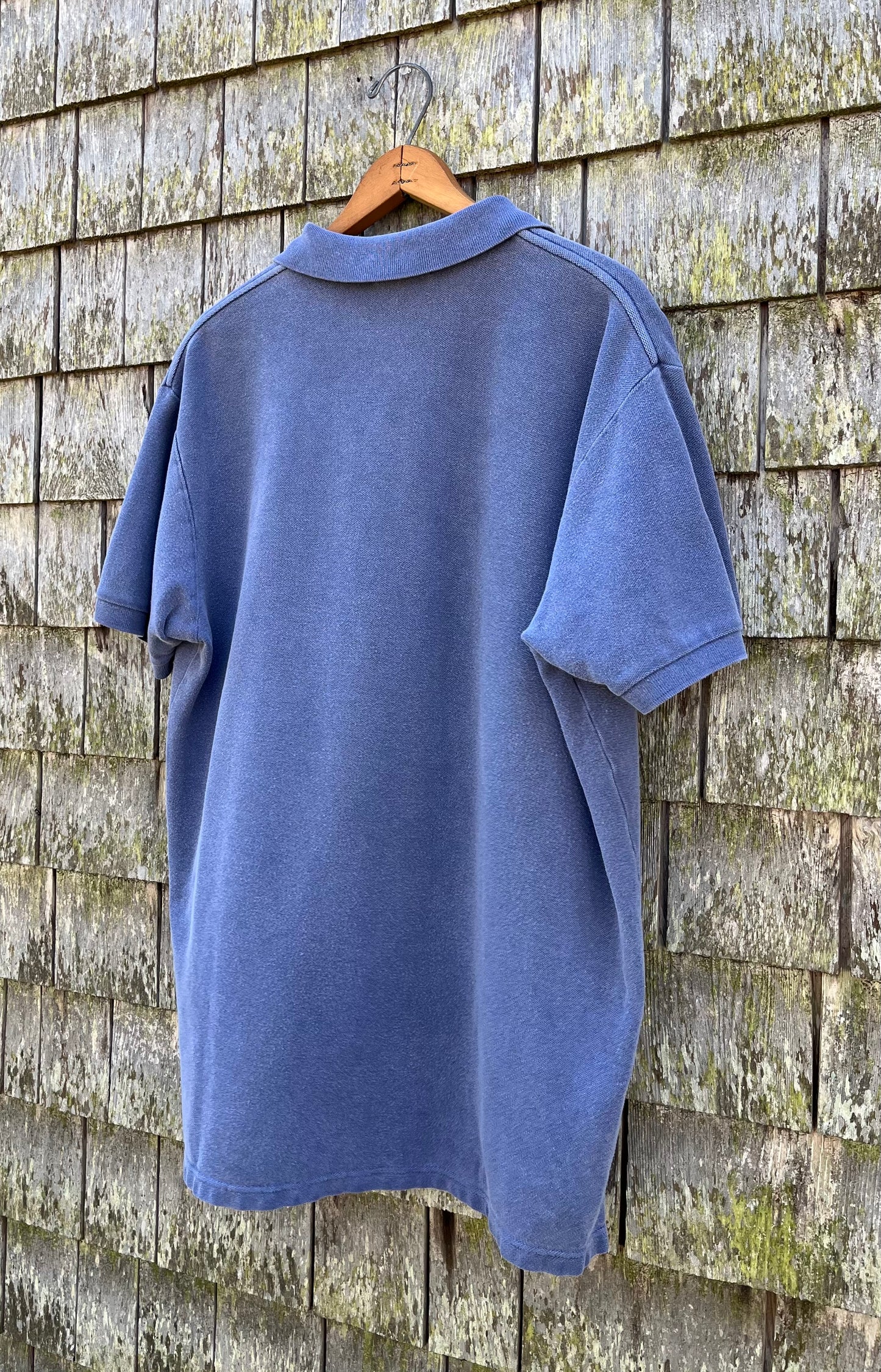 90s J.Crew Cotton Pigment Dyed Polo Shirt (L)