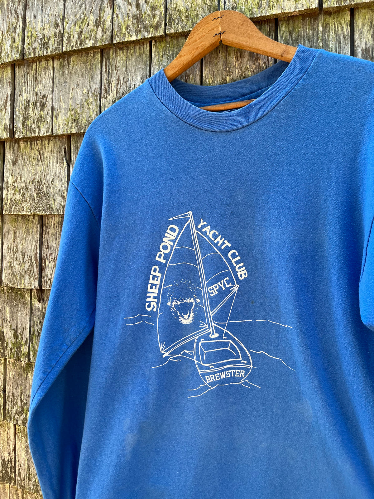 90s Sheep Pond Yacht Club Brewster Long Sleeve T-Shirt (M/L)