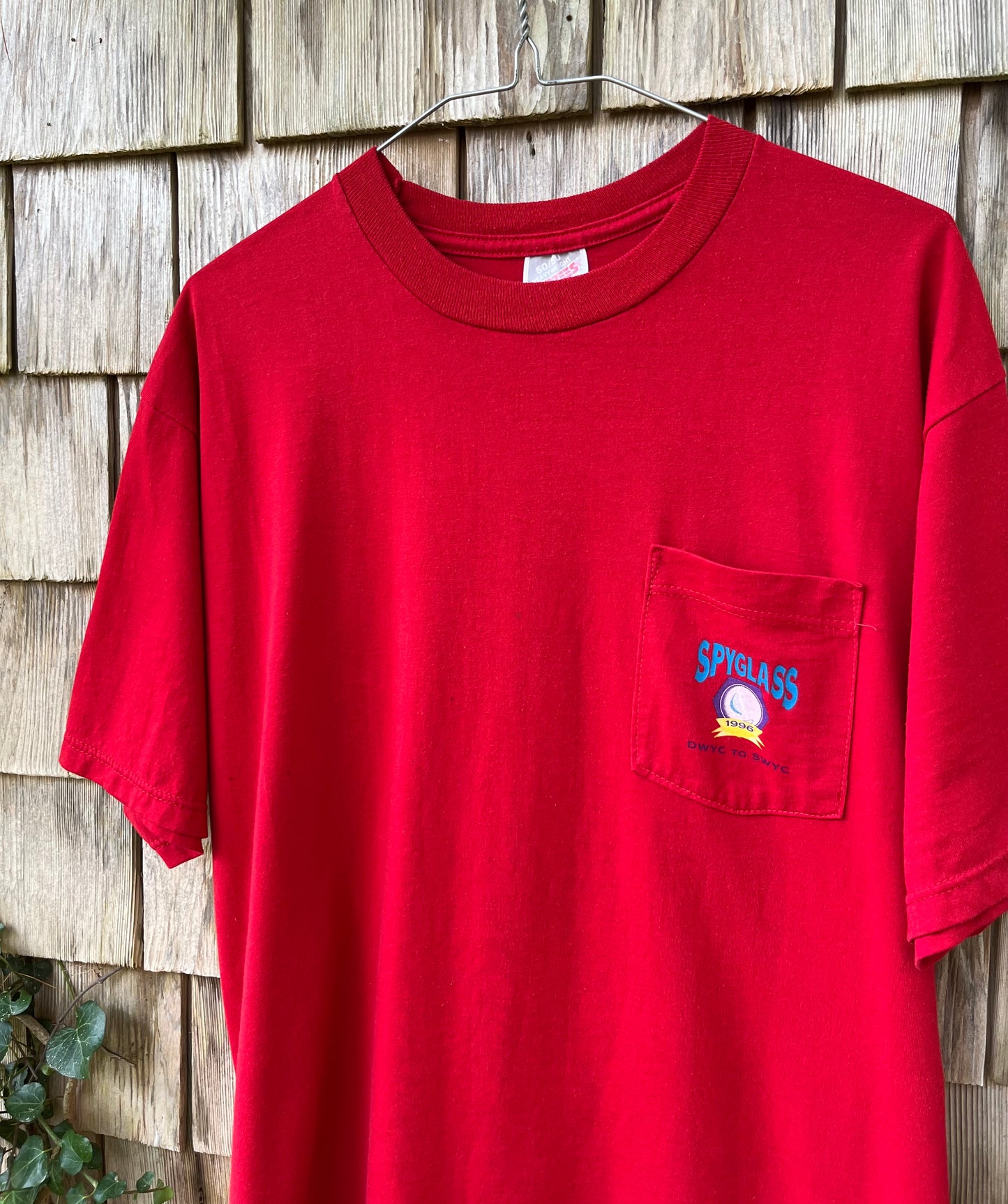 90s Spyglass Sailing Race California Pocket T-Shirt (L)