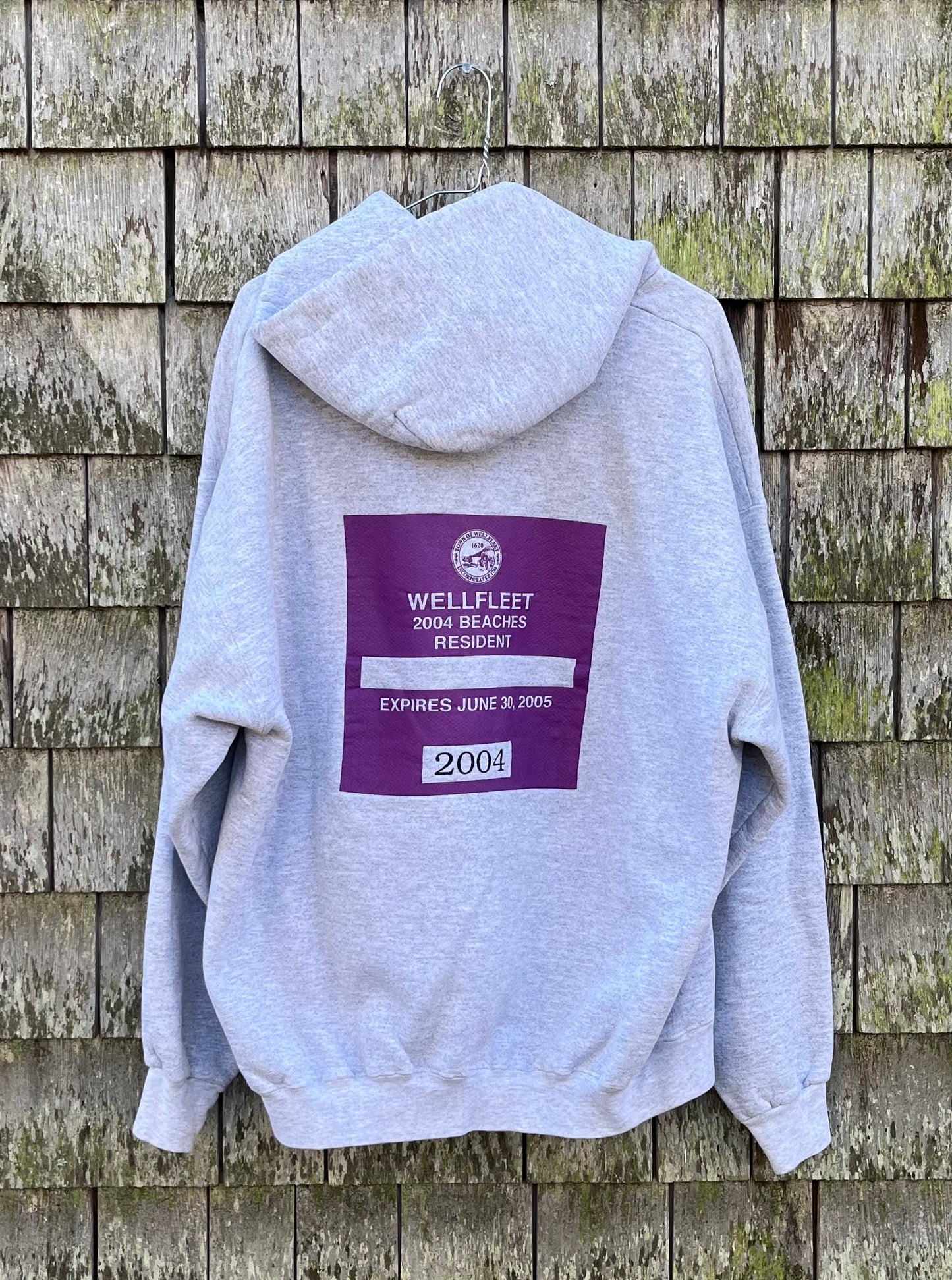 00s Wellfleet Beach Parking Hoodie Sweatshirt (XL)