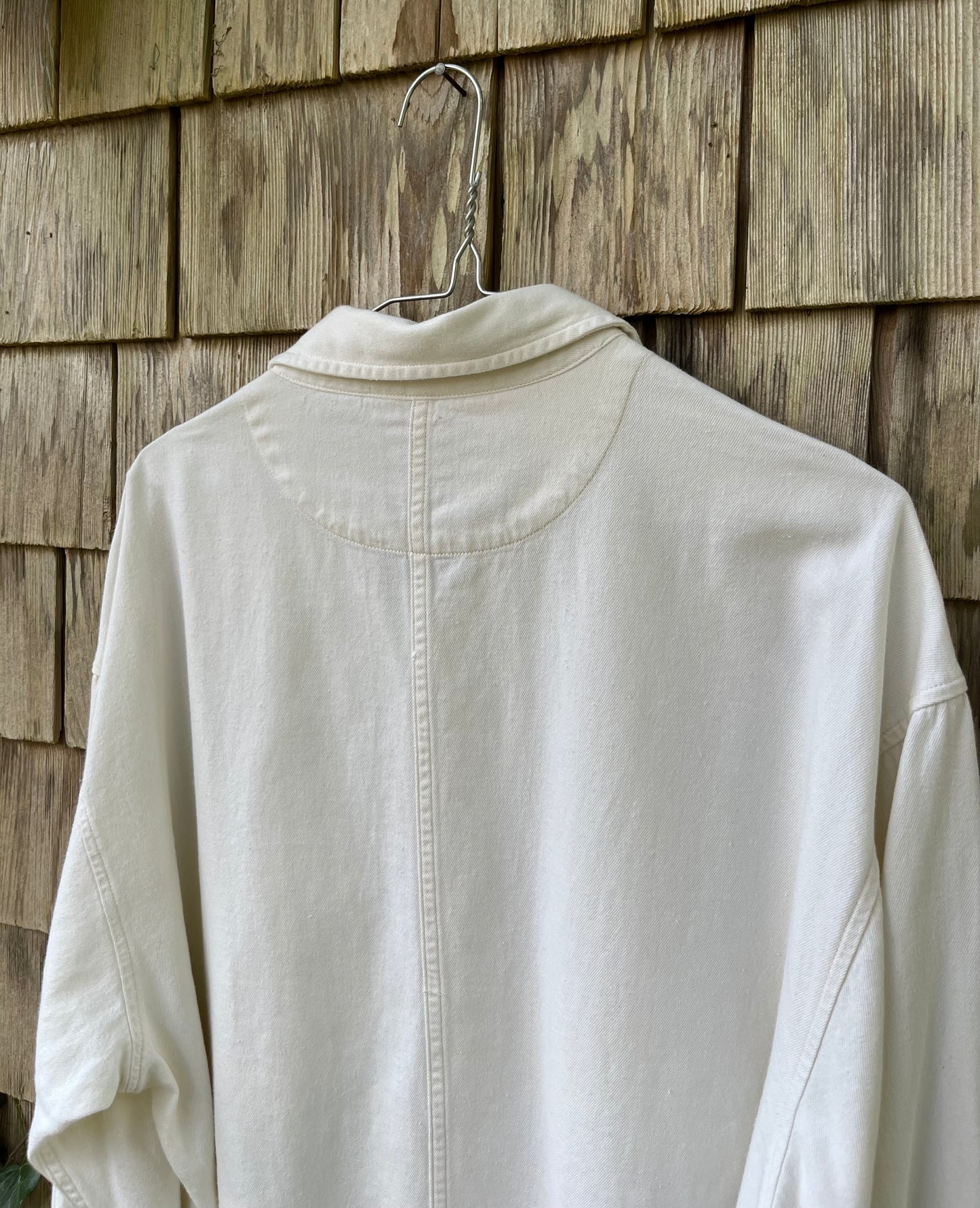 90s GAP Cotton Twill Button Front Work Shirt (XL)