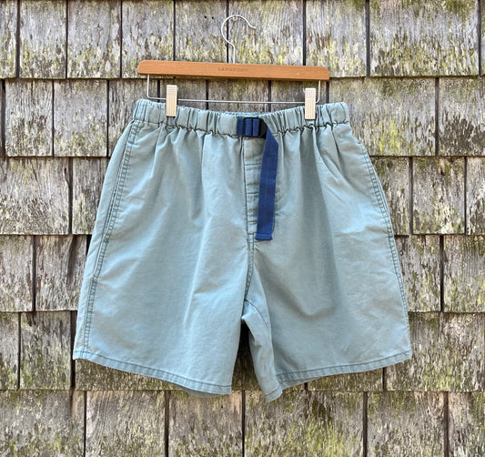 90s Smith & Hawken Pigment Dyed Cotton Strap Shorts (30"/7")