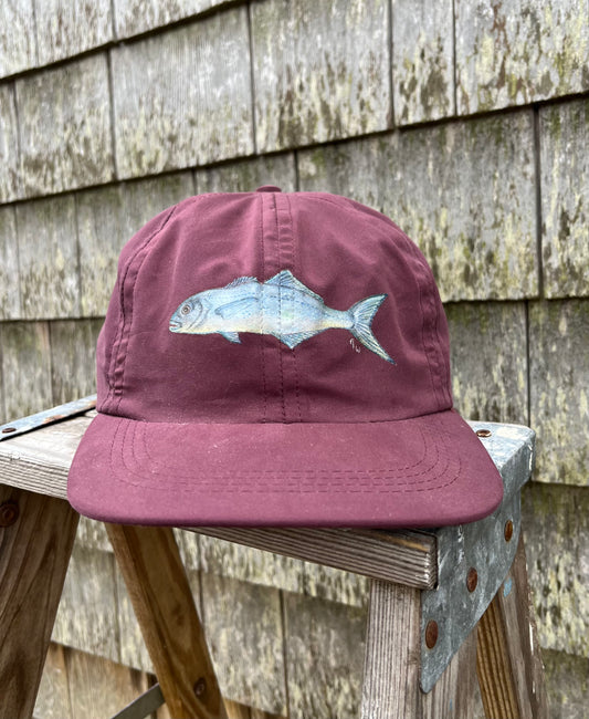 90s Cross Rip Outfitters Nantucket Hand Paint Bluefish Hat
