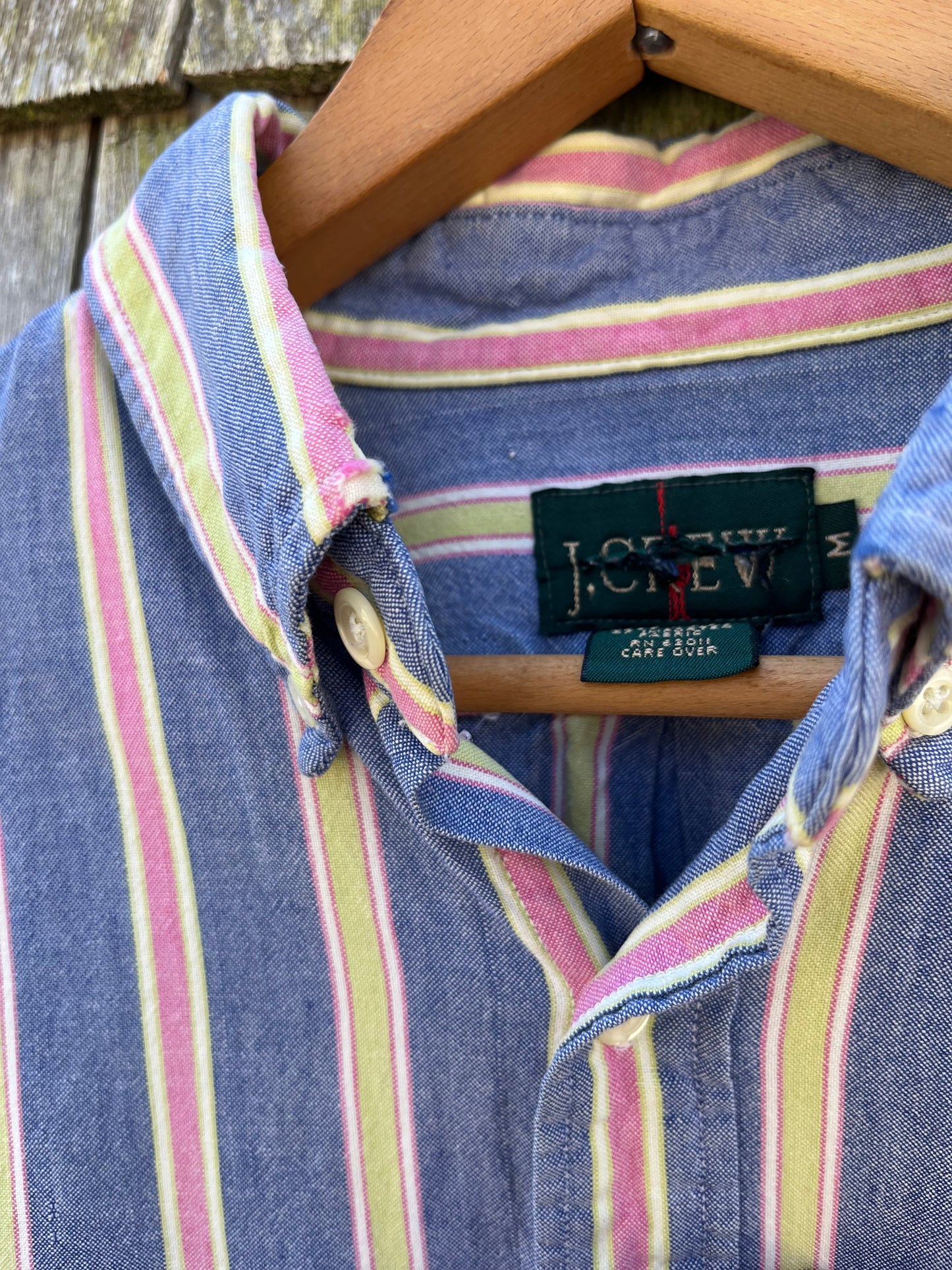 90s J.Crew Oxford Cloth Button Down Shirt (L)