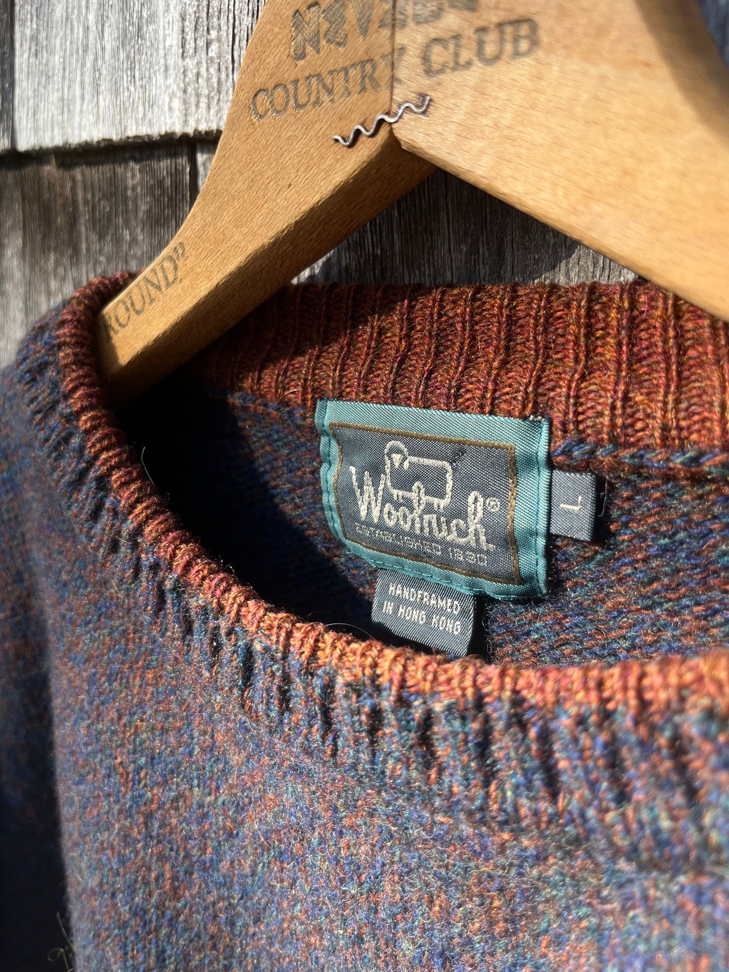 90s Woolrich Hand Framed Fleck Wool Sweater (XL)