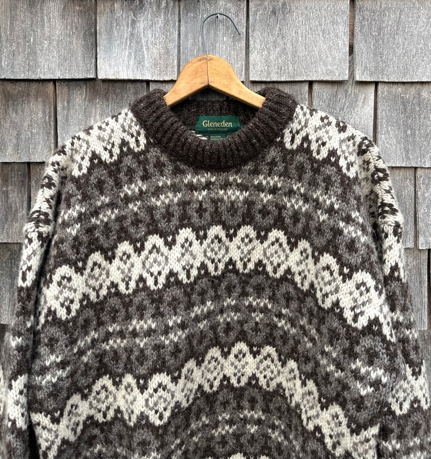 90s Gleneden England Heavyweight Oiled Wool Sweater (XL)