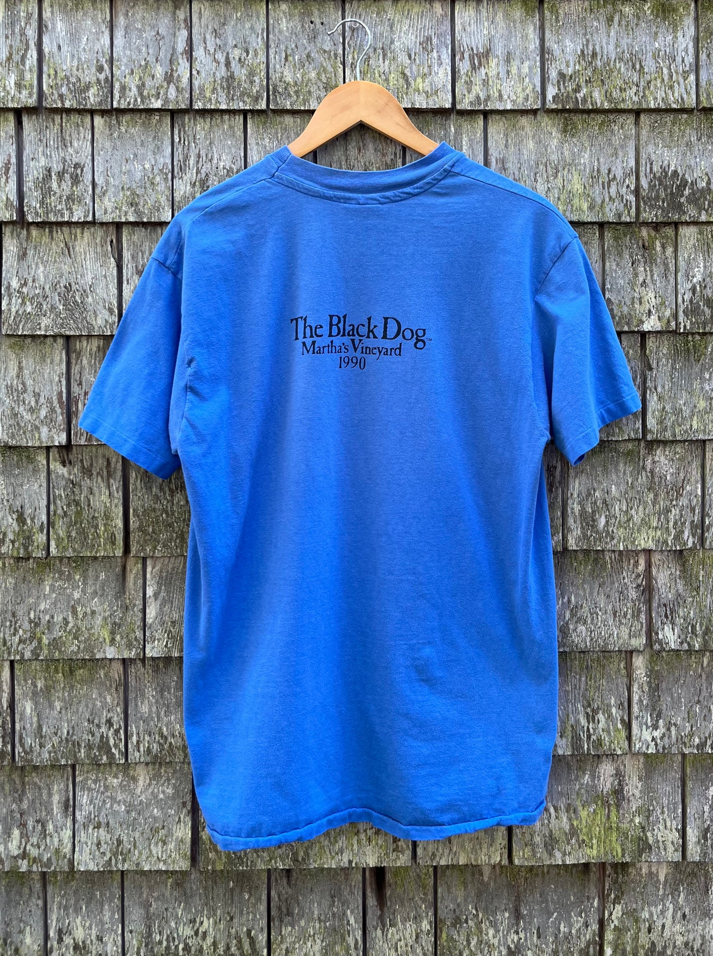 90s The Black Dog Martha’s Vineyard Ferryman Logo T-Shirt (L)