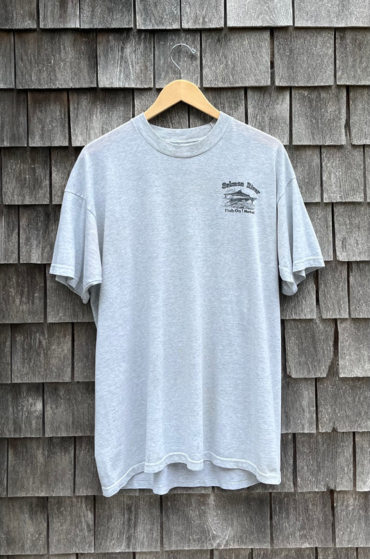 90s Pulaski NY Salmon River Fish On Motel T-Shirt (L)