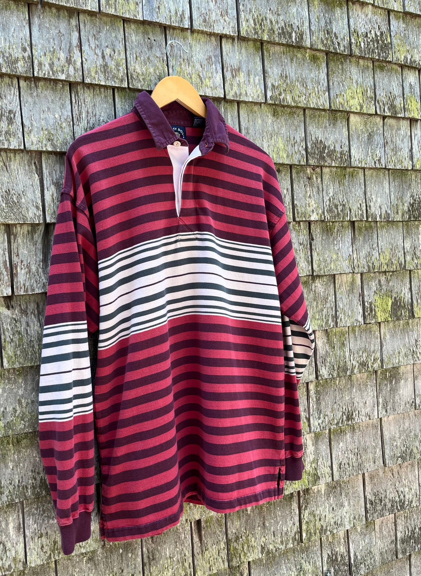 90s Gant 'Salty Dog' Cotton Rugby Shirt (L)