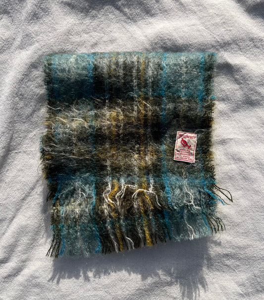 60s Blackcock of Scotland Mohair Pile Scarf