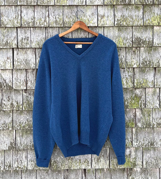 80s Brooks Brothers Wool V-Neck Sweater (L/XL)