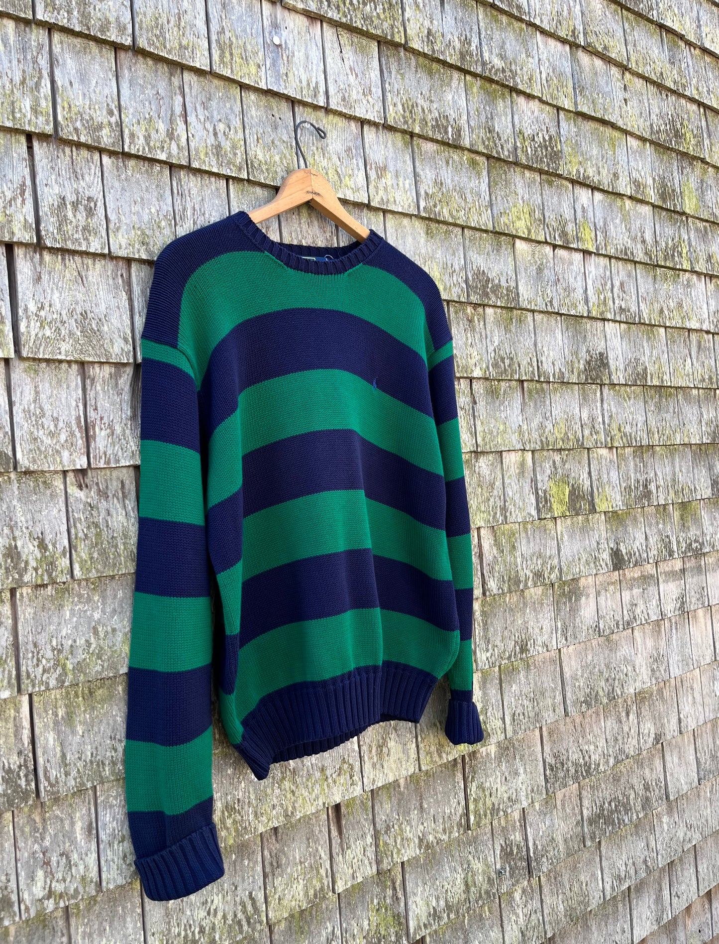 90s Polo Ralph Lauren Crewneck Cotton Knit Sweater (XL)