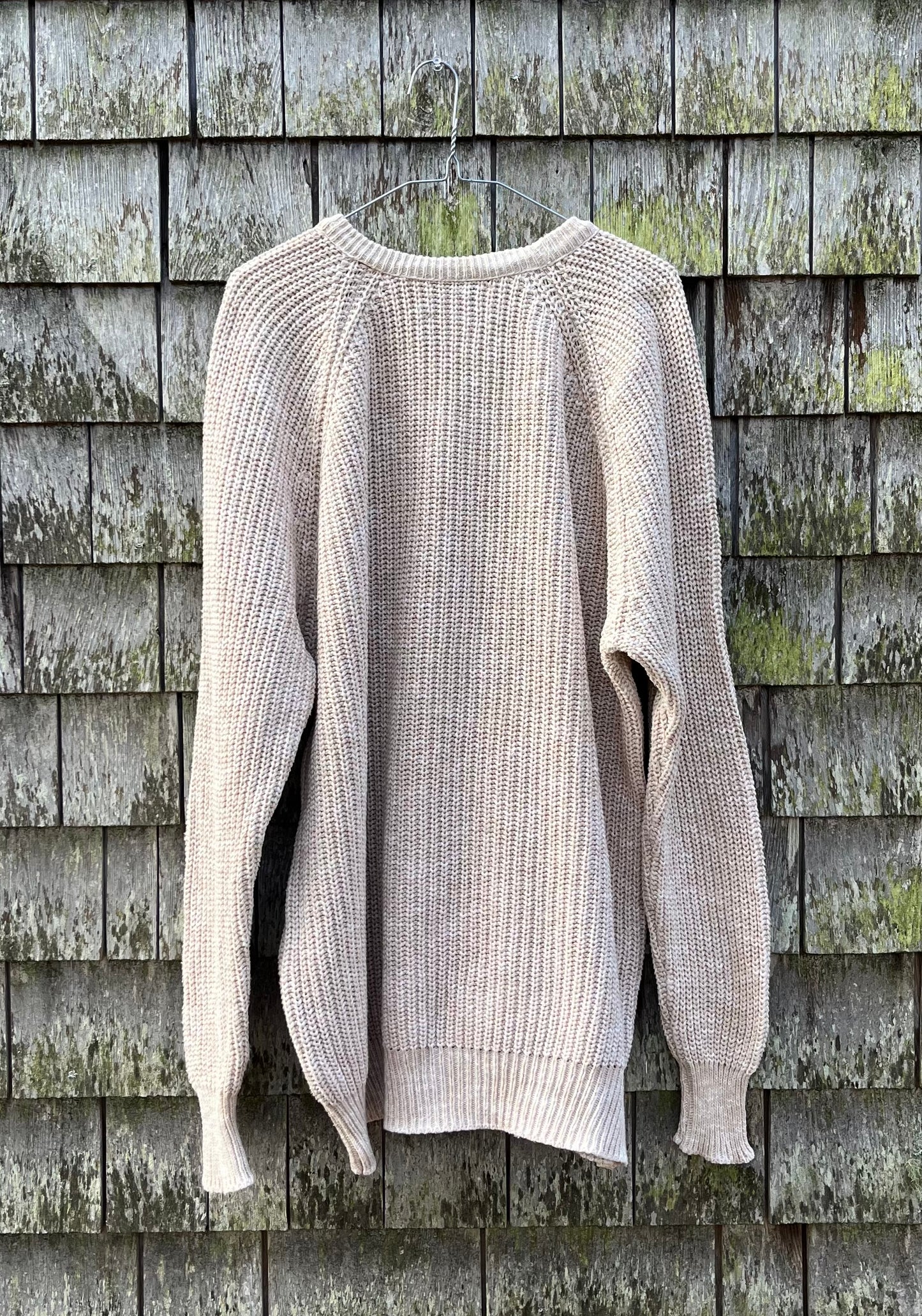 90s L.L. Bean Cotton Shaker Stitch Sweater (XL)