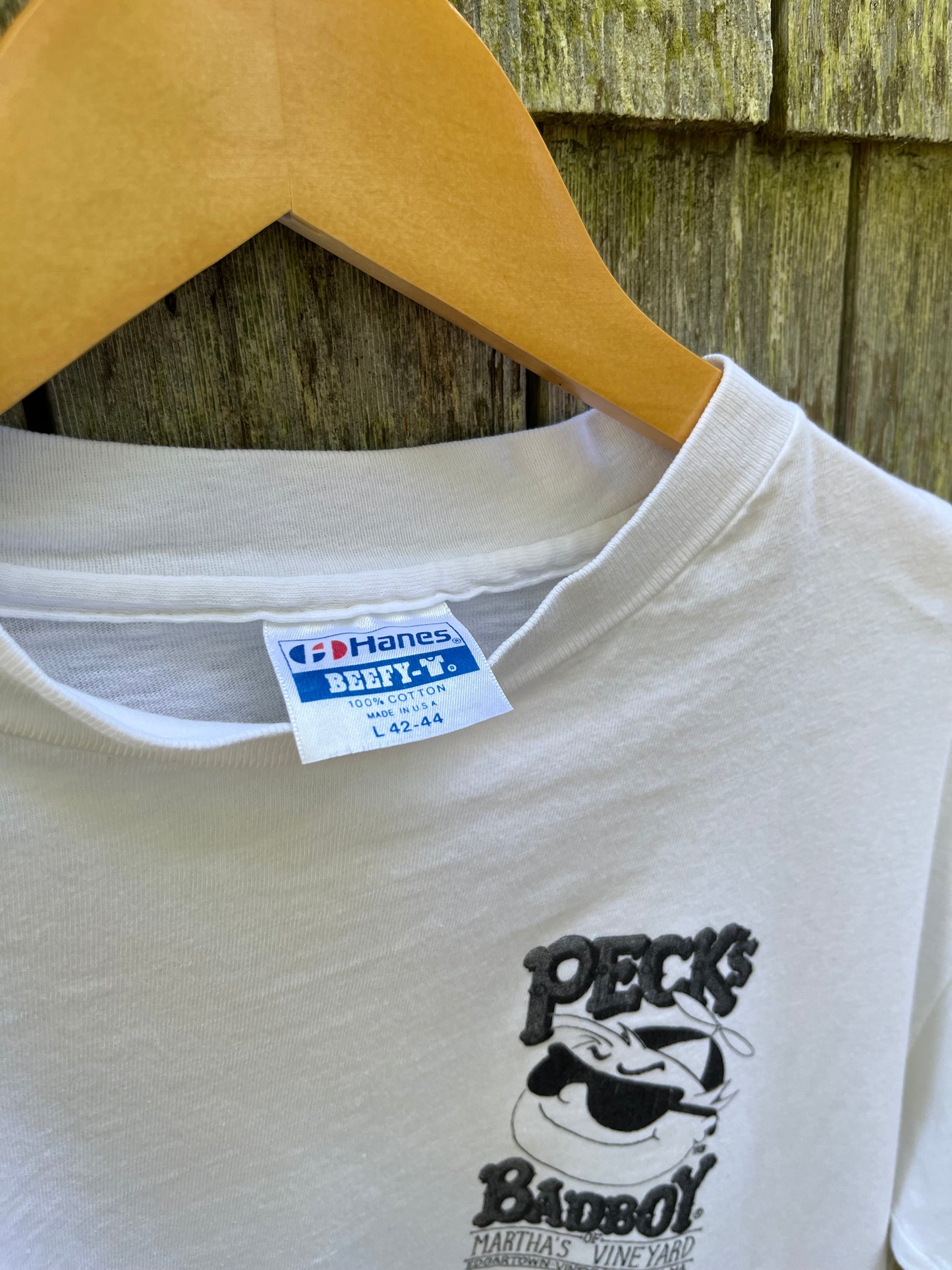 80s Peck’s Bad Boy Surf & Skate Shop Martha’s Vineyard T-Shirt (L)
