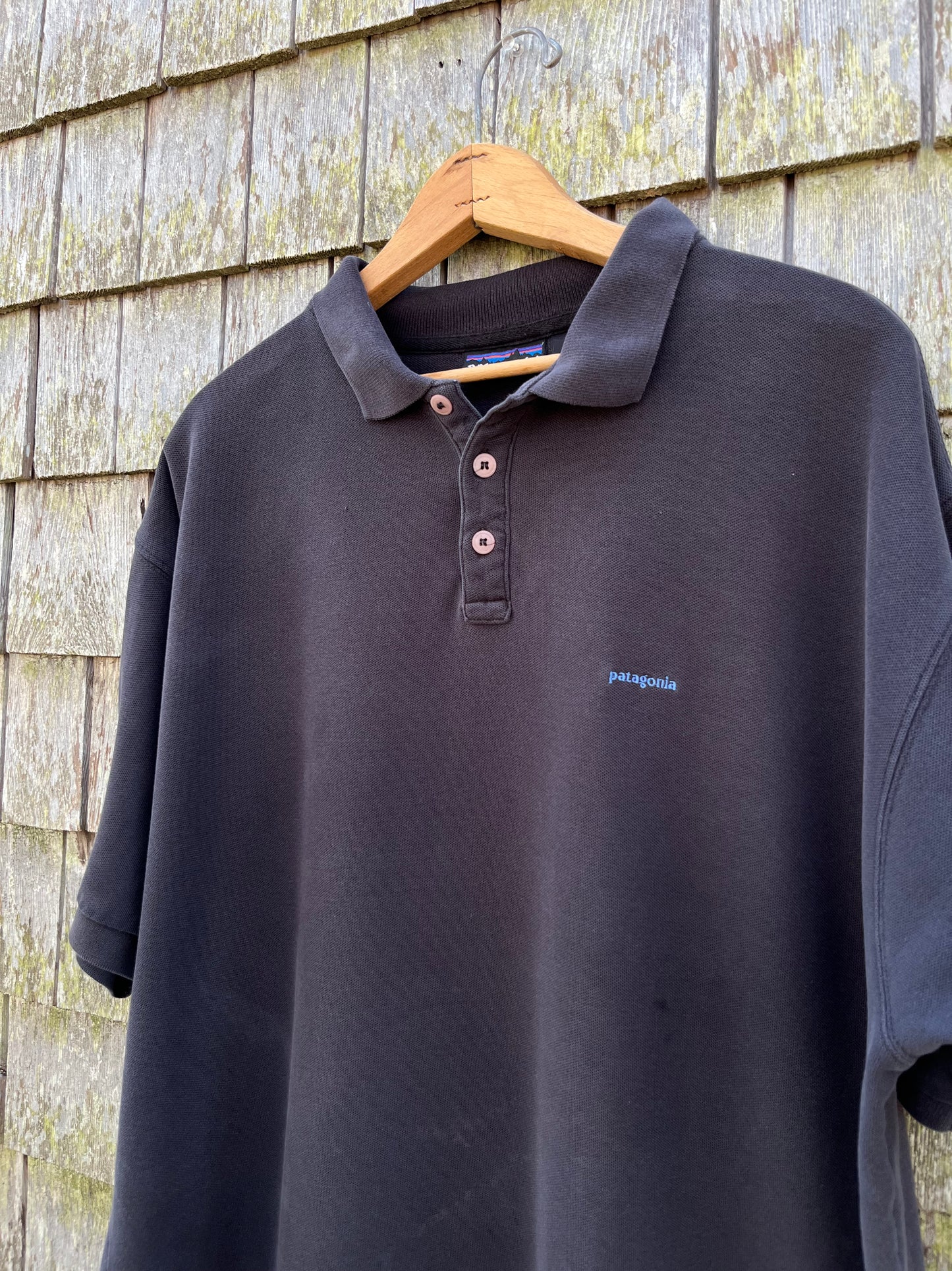 90s Patagonia Cotton Piqué Polo Shirt (XL)