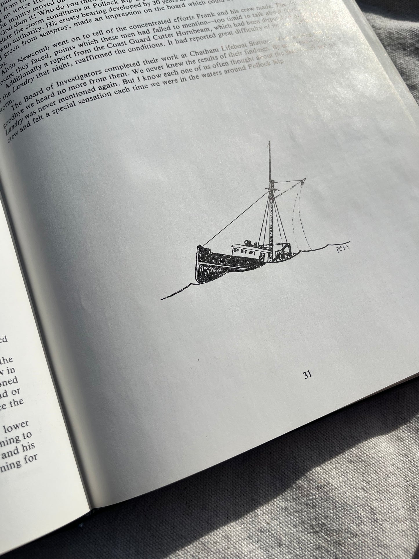 80s "Chatham 'The Lifeboatmen'" by Bernard C. Webber Hardover Book First Edition