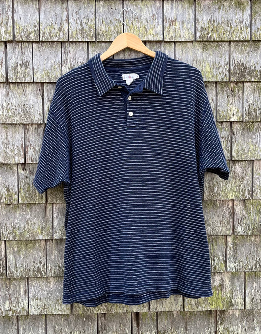 90s J.Crew Cotton Knit Polo Shirt (XL)