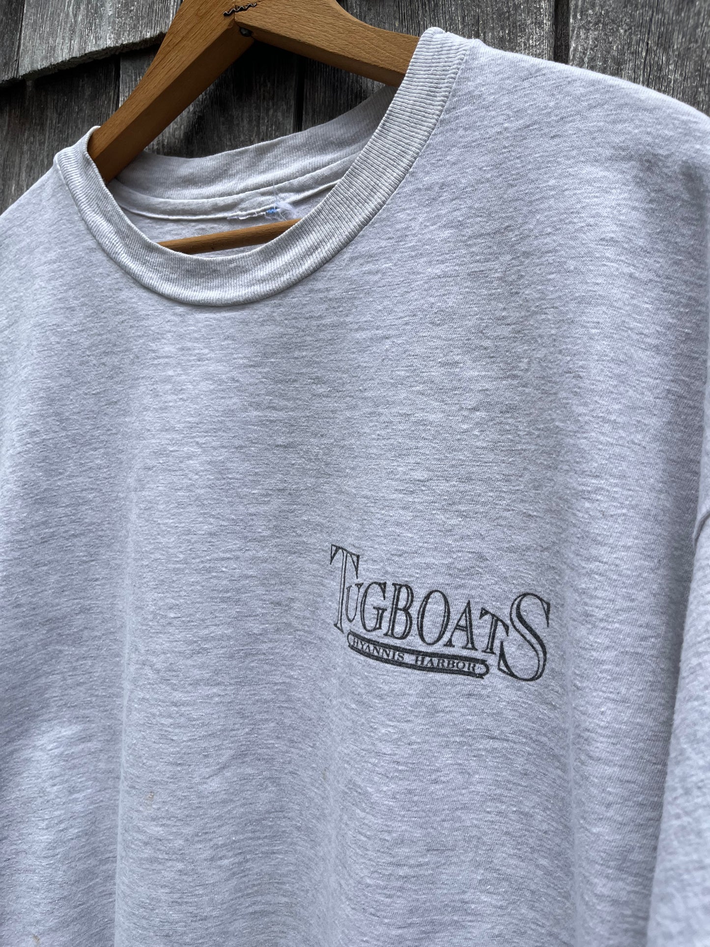90s Tugboat’s Restaurant Hyannis Harbor T-Shirt (L/XL)