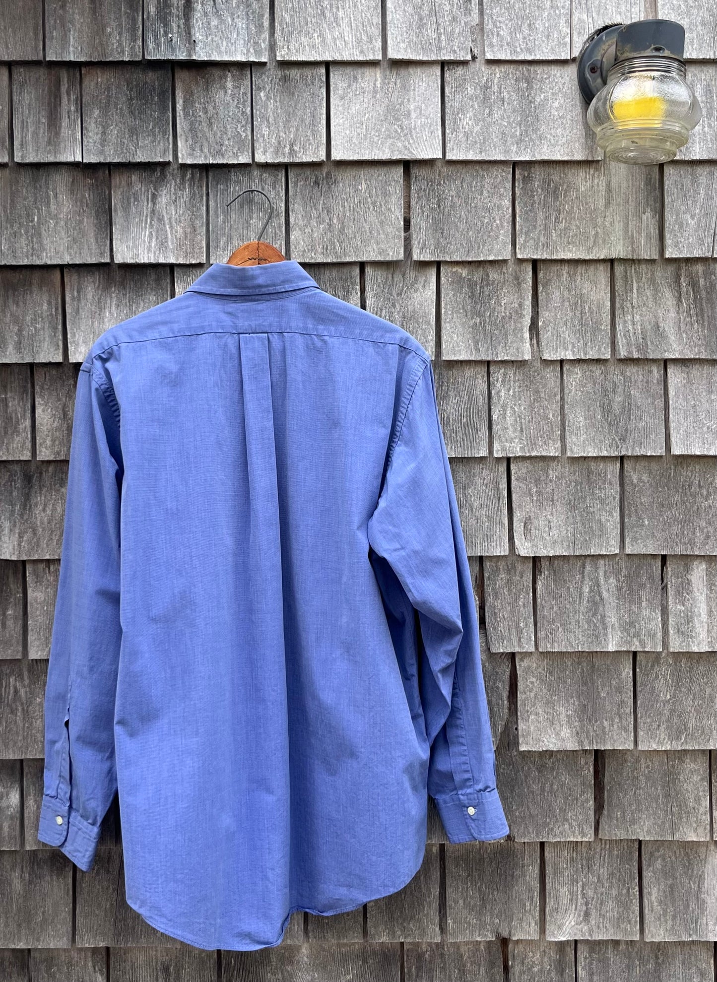 90s Brooks Brothers Makers Cotton Broadcloth 'Original Polo' Button Down Shirt (16.5-4)