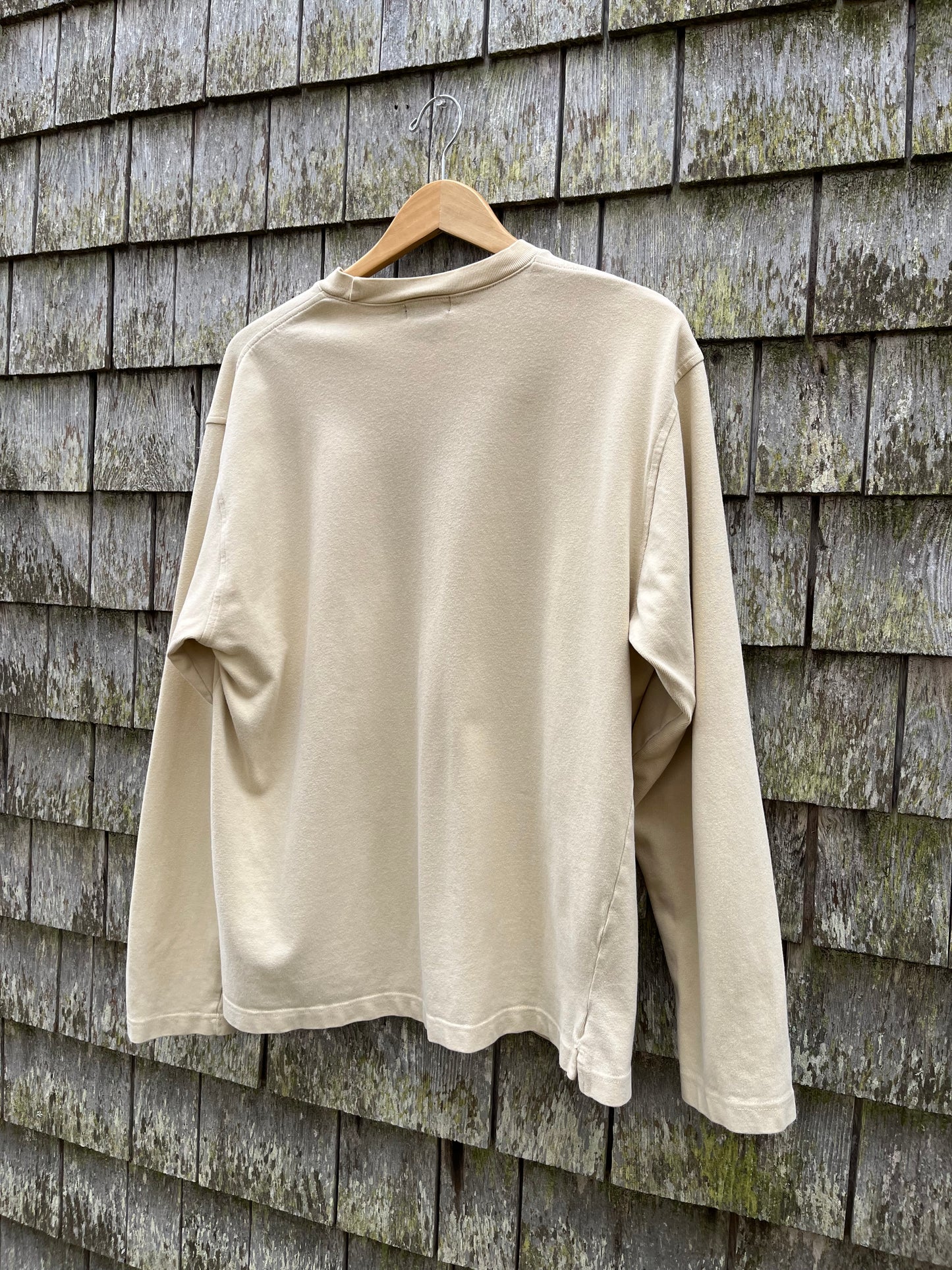 90s J.Crew Cotton Pullover Long Sleeve Crewneck Shirt (L)