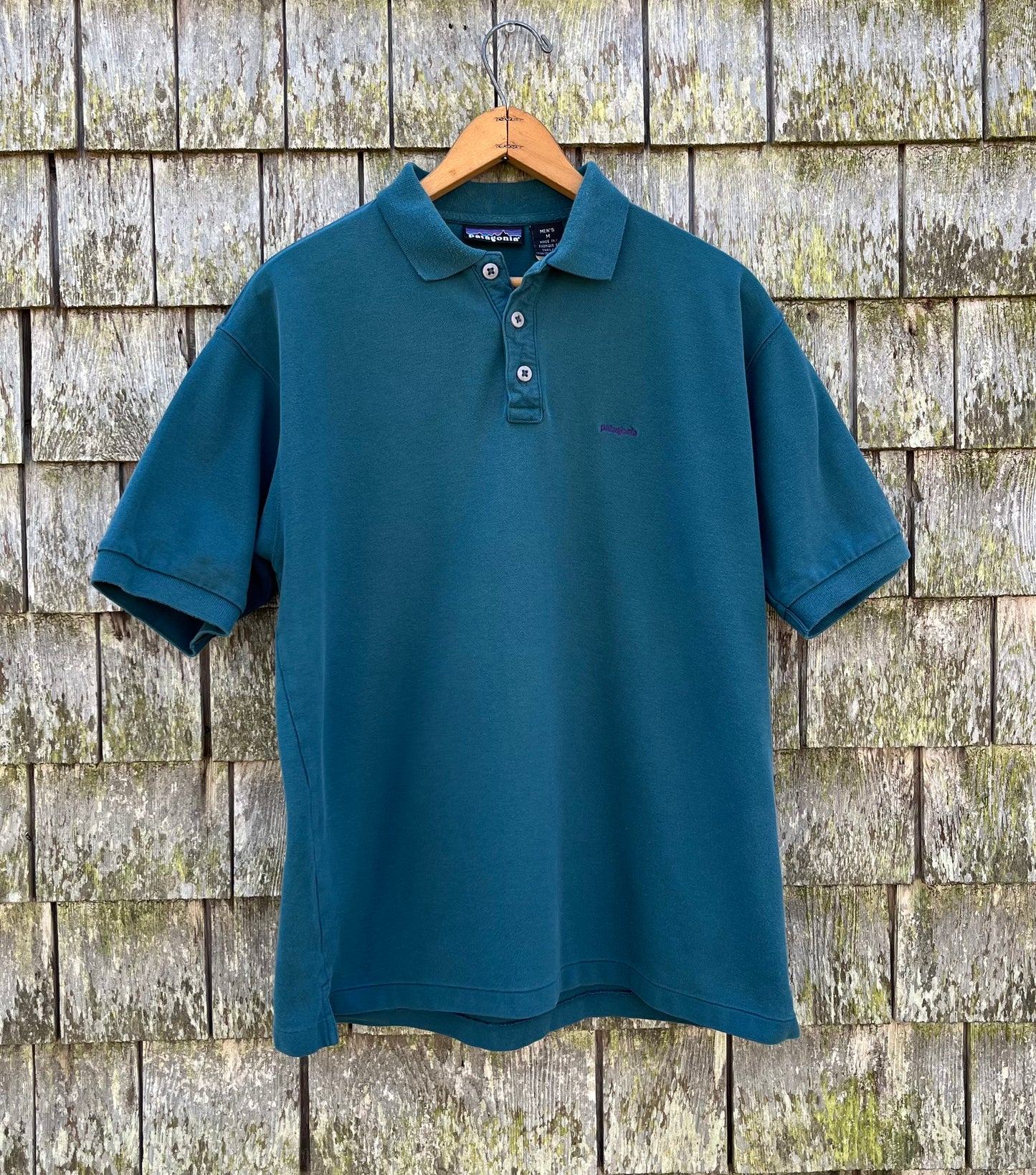 90s Patagonia Cotton Piqué Polo Shirt (M/L)