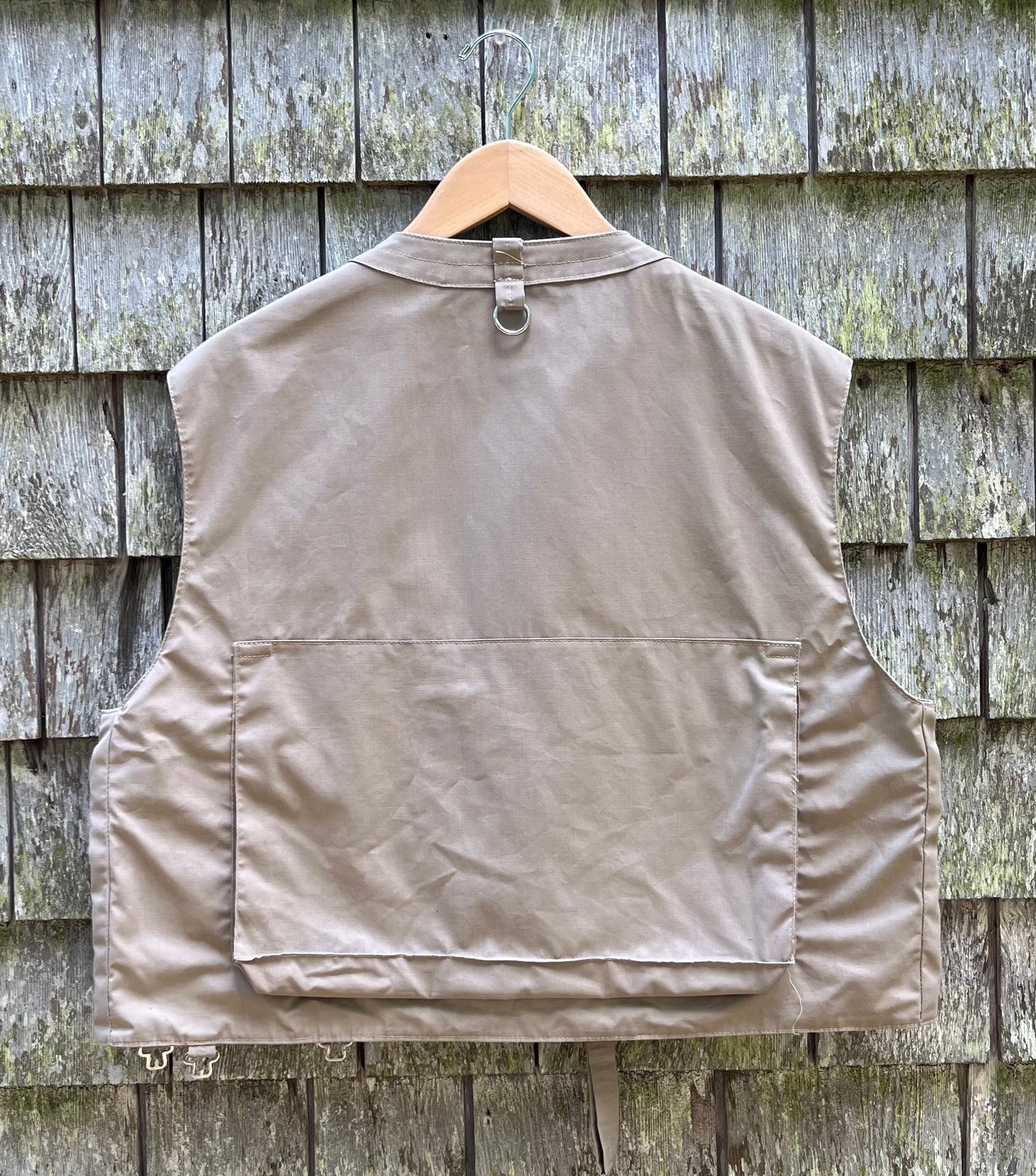 70s Orvis Cotton Twill & Nylon Fishing Vest (L/XL)
