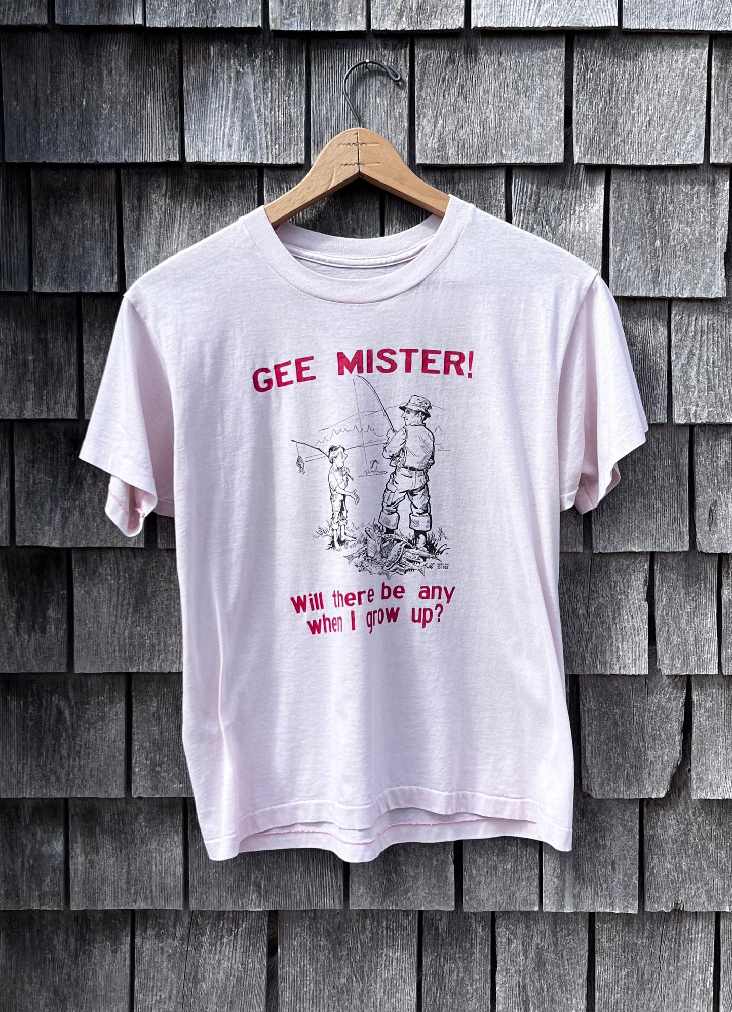 90s 'Gee Mister..' Fishing Conservation T-Shirt