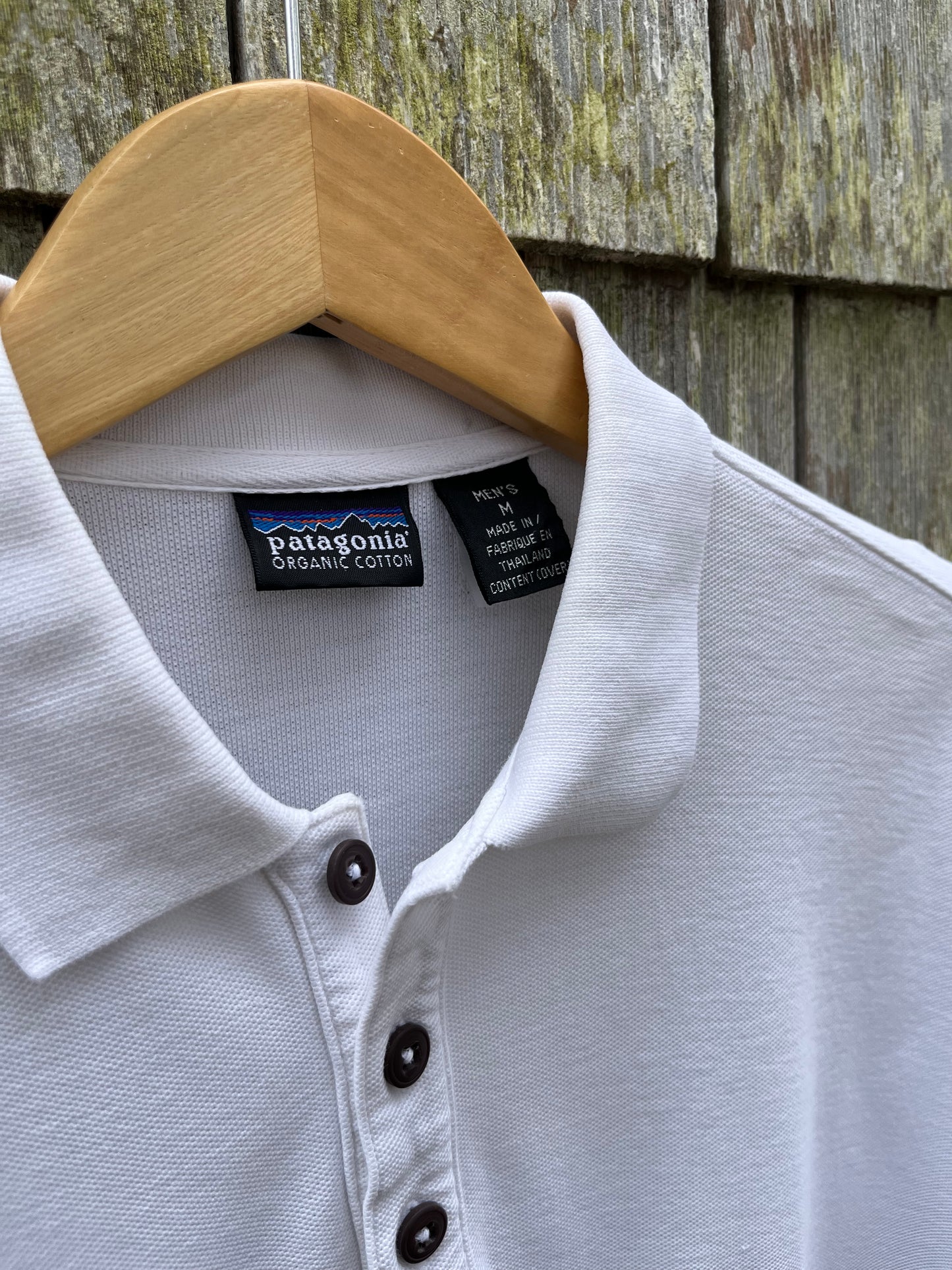 90s Patagonia Cotton Pique Polo Shirt (L)