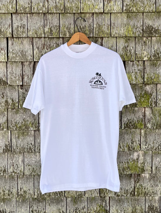 90s The Rose & Crown Seafood Saloon Nantucket T-Shirt (M)