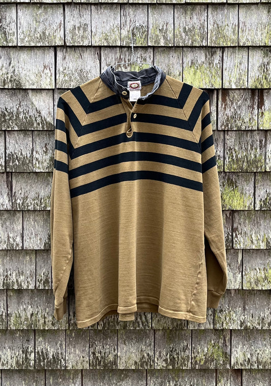 80s Banana Republic Cotton Football Jersey Shirt (XL)