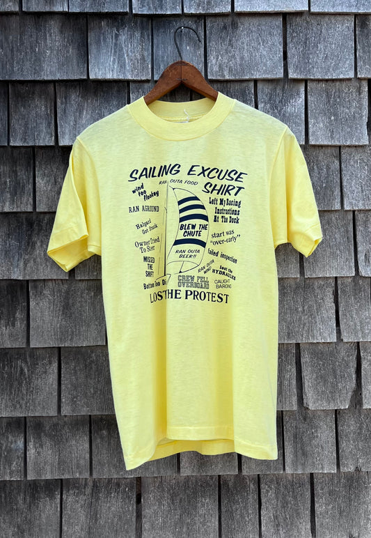 80s Sailing Excuses T-Shirt (S)