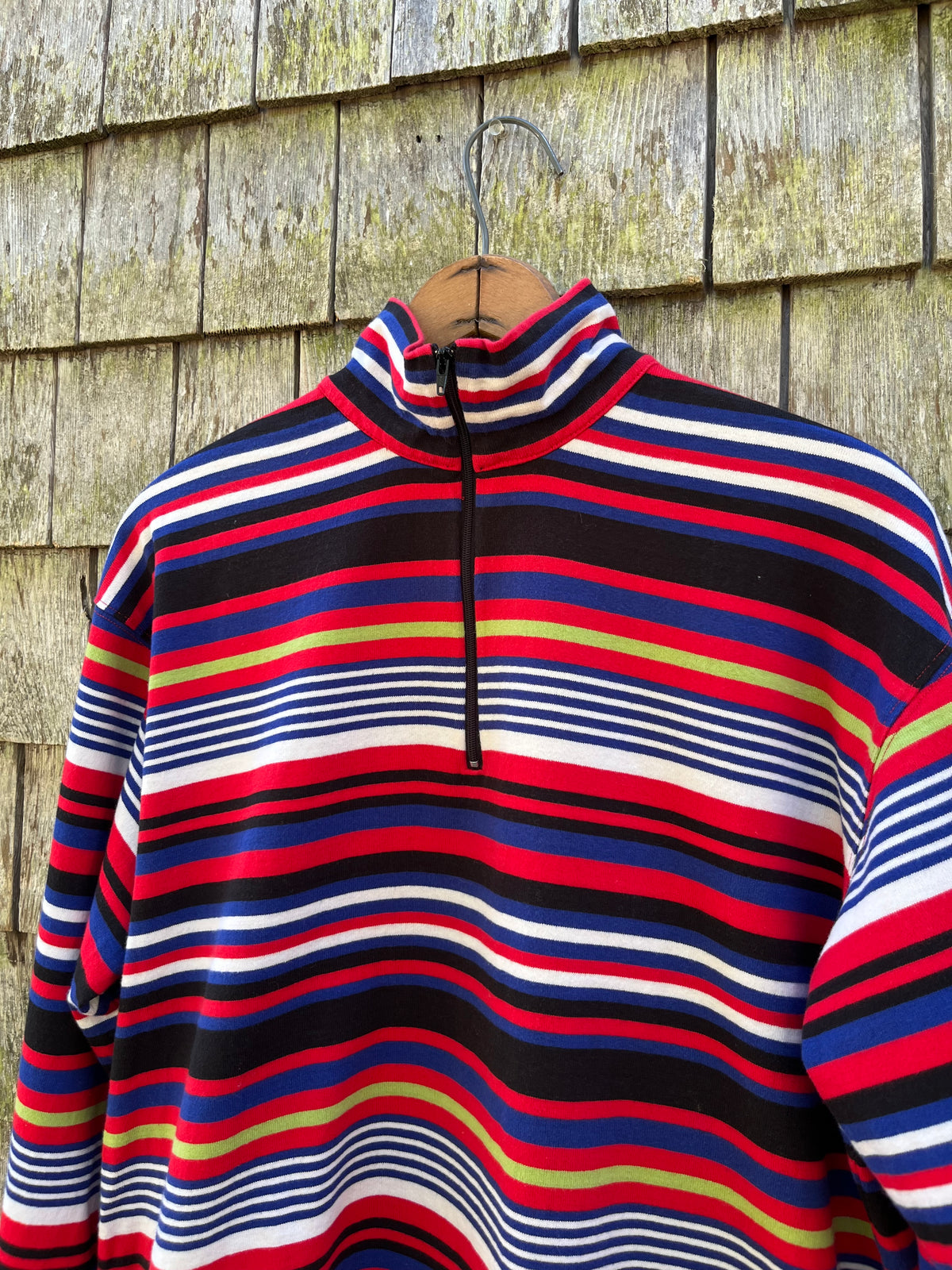 90s J.Crew Cotton Quarter Zip Pullover Shirt (L/XL)