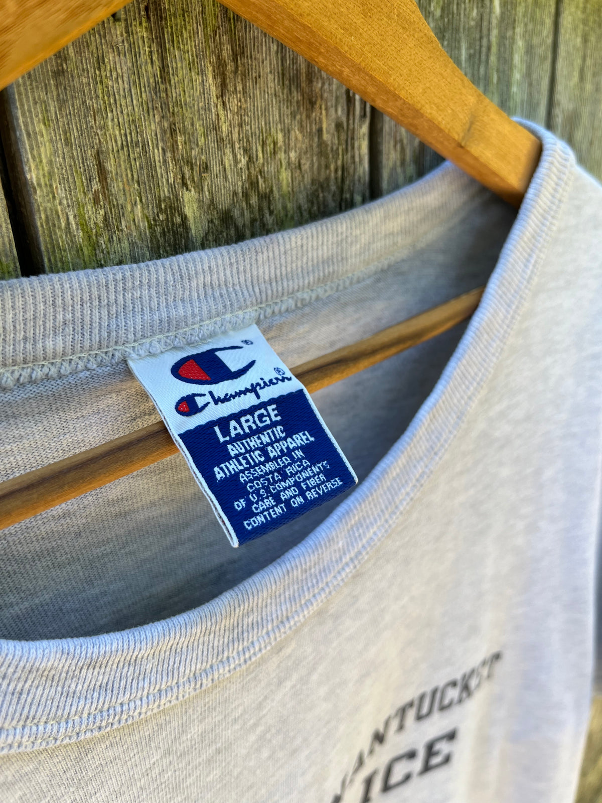 90s Champion Nantucket Ice Hockey T-Shirt (L)