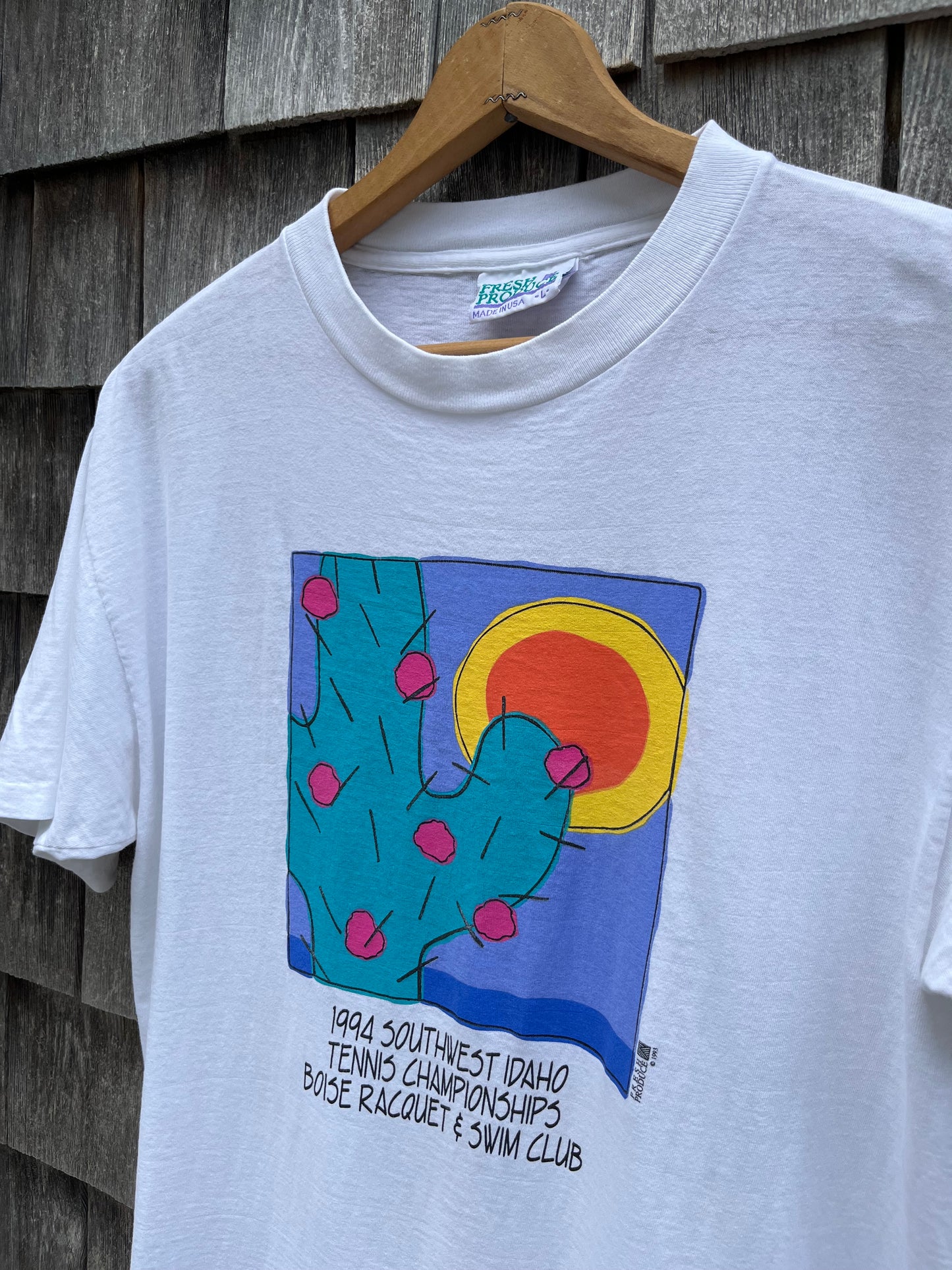 90s Southwest Idaho Tennis Championships T-Shirt (L)