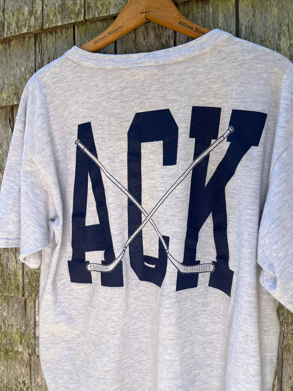 90s Champion Nantucket Ice Hockey T-Shirt (L)
