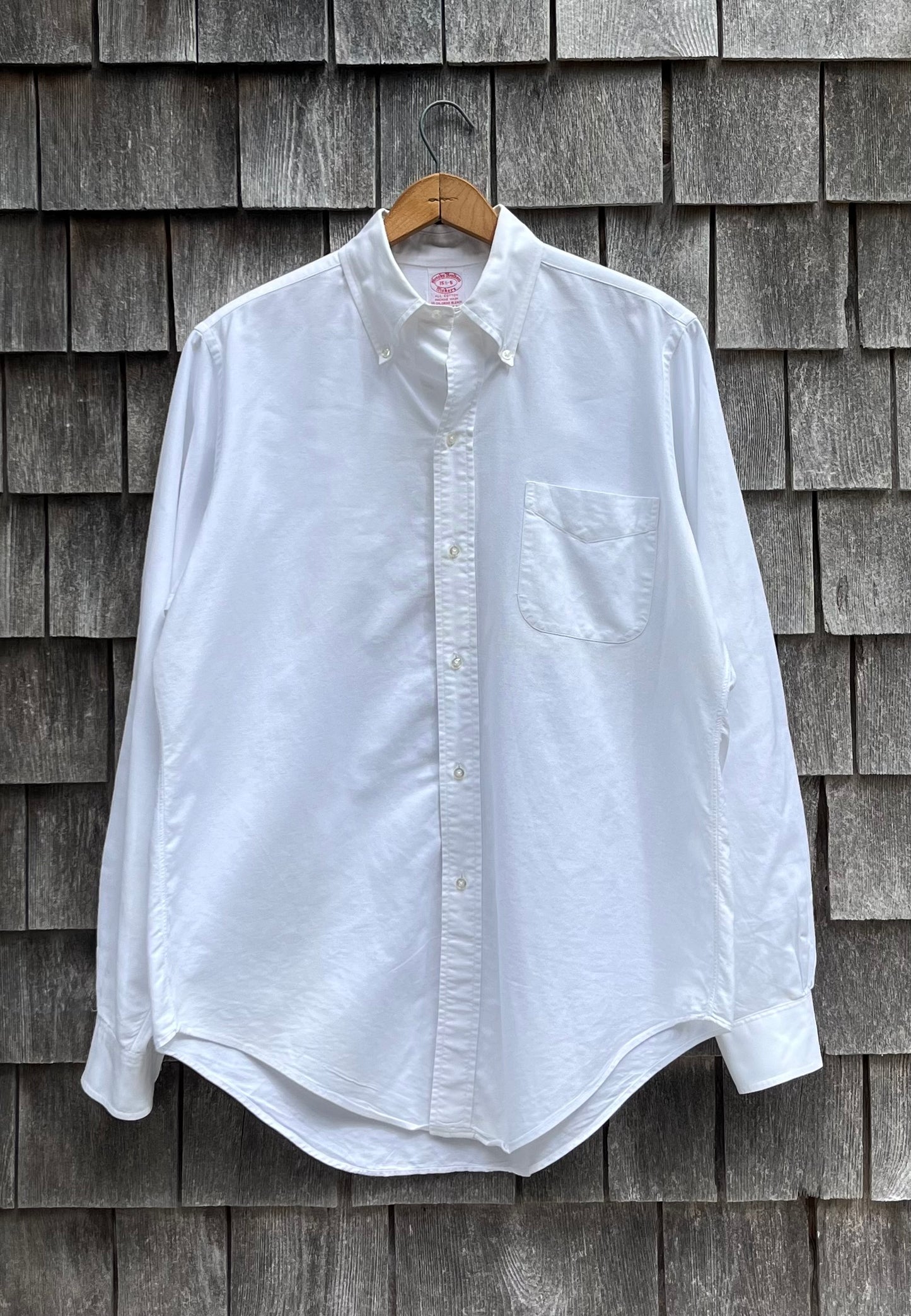 80s Brooks Brothers Makers 6-Button Oxford Cloth Button Down Shirt (15.5-5)