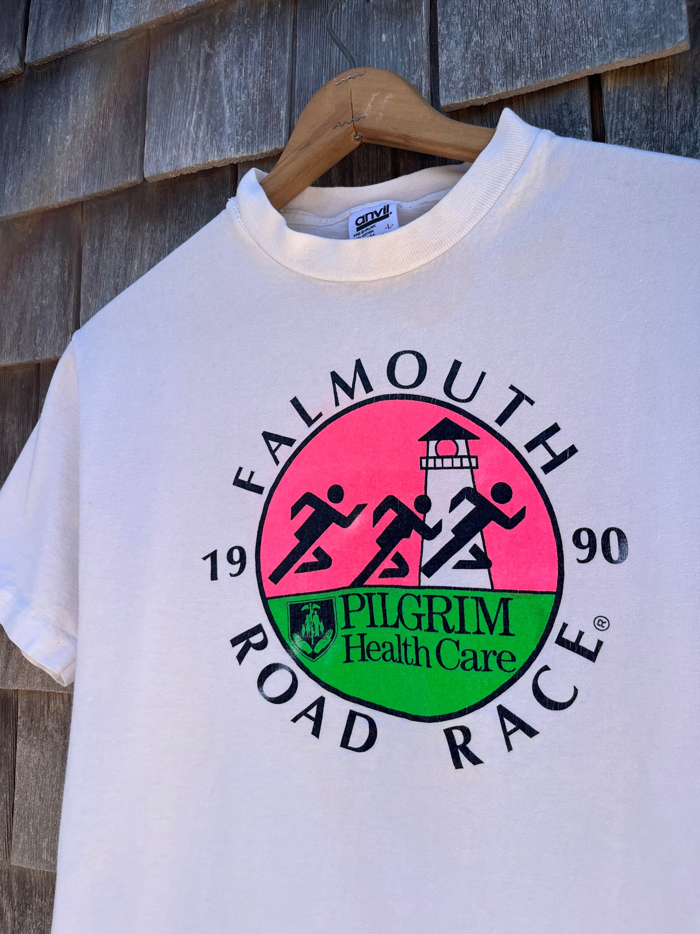 90s Falmouth Road Race 1990 T-Shirt (M)