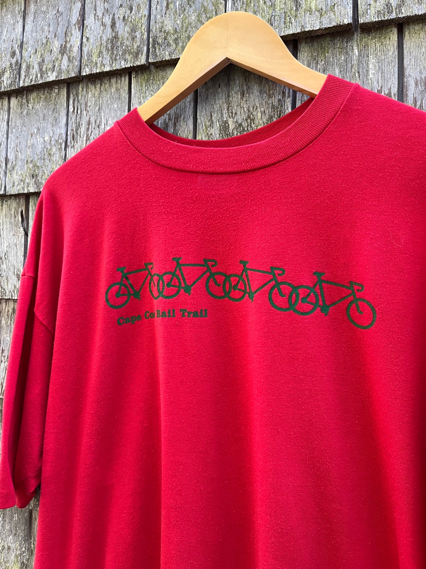 80s Pleasant Lake General Store Cape Cod Rail Trail T-Shirt (XL)