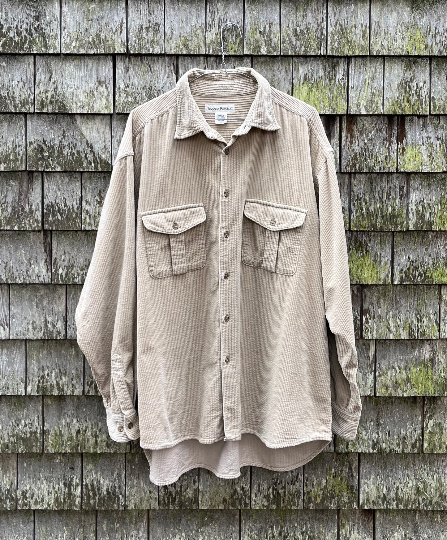 90s Banana Republic Wide Wale Corduroy Shirt (XL/XXL)